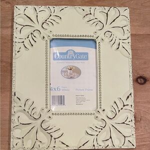 NWOT Country Gate Shabby Chic Photo Frame Rustic distressed western 4x6